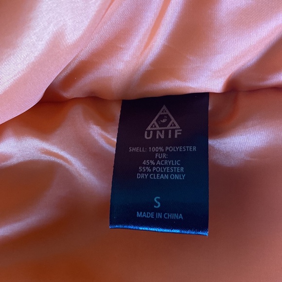 UNIF GREEN AVIATOR STYLE JACKET, SIZE SMALL - Picture 3 of 8